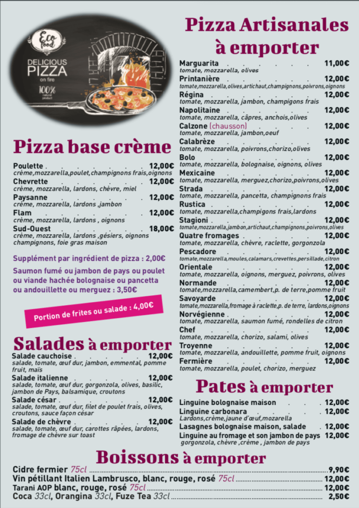 Pizza à emporter Bois Guillaume